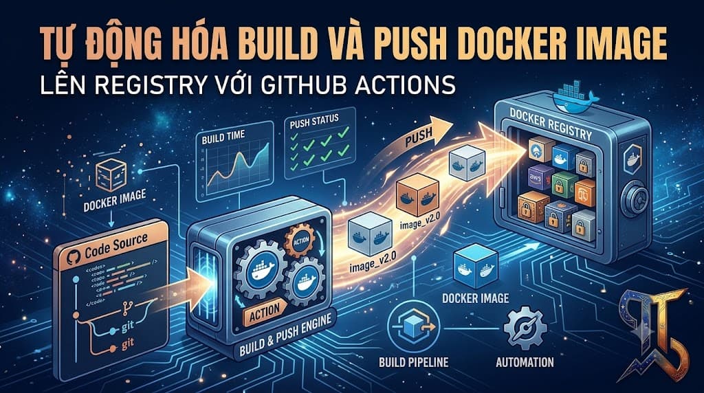 Thumbnail for Tự động hóa Build và Push Docker Image lên Registry với GitHub Actions