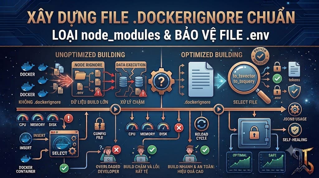 Thumbnail for Xây dựng file .dockerignore chuẩn: Loại node_modules và bảo vệ file .env