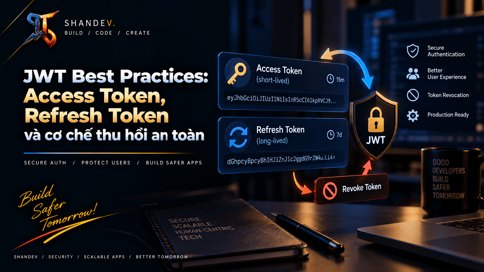 Thumbnail for JWT Best Practices: Access Token, Refresh Token và cơ chế thu hồi an toàn