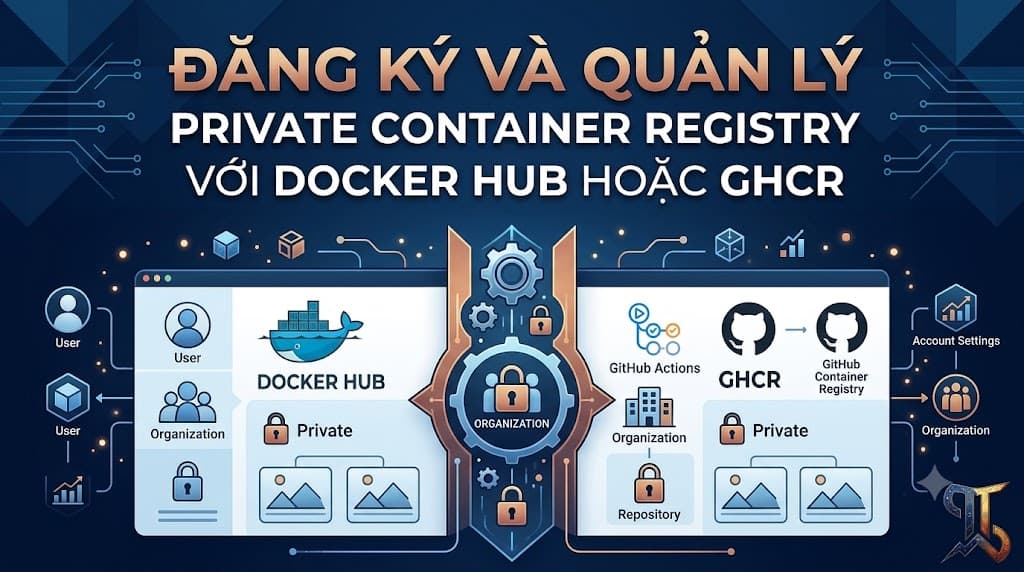 Thumbnail for Đăng ký và quản lý Private Container Registry với Docker Hub hoặc GHCR