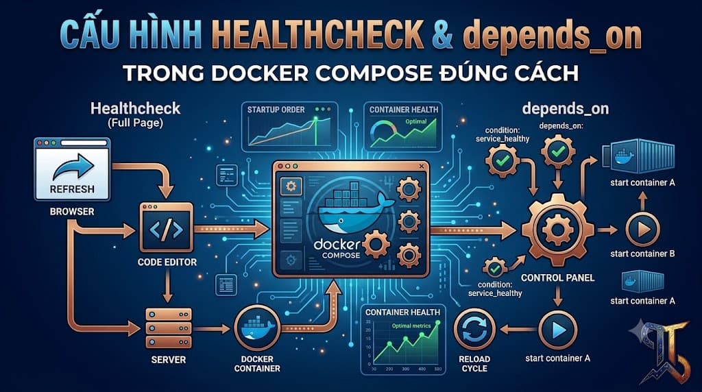 Thumbnail for Cấu hình Healthcheck và depends_on trong Docker Compose đúng cách